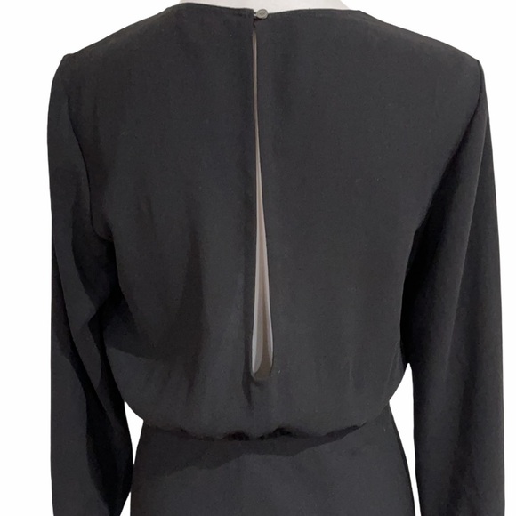 Aritzia Wilfred Blouson Keyhole Back Flared Dress SZ S - Picture 5 of 8